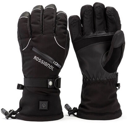 heated ski gloves rechargeable