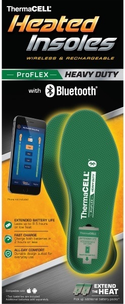 thermacell proflex rechargeable heated insoles