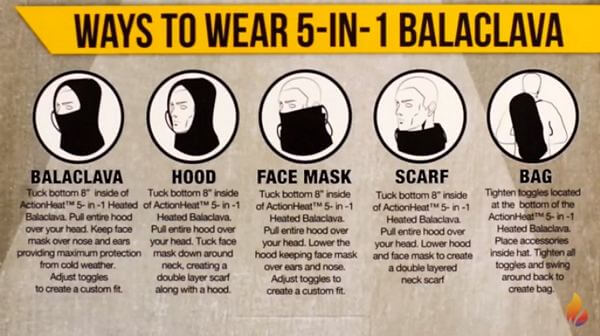 ways to wear balalava