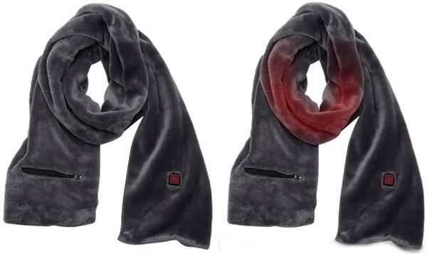 electric rechargeable heated scarf