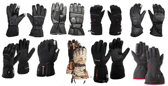4400mAh Rechargeable Electric Battery Heated Glove Outdoor Winter USB 6-8h
