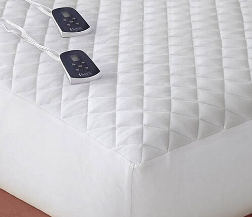Micro Flannel Electric Heated Mattress Pad