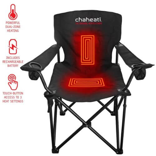 battery heated camping chair