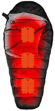 battery powered heated sleeping bag