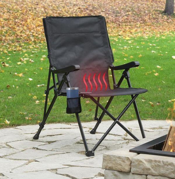 heated camping chair