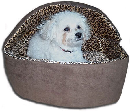 Leopard-Thermo-Small-Dog-Heated-Bed-